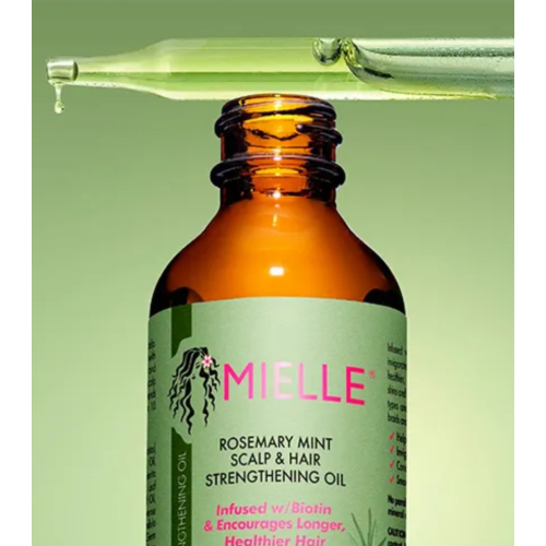 Mielle - Olio rinforzante per capelli al rosmarino e menta piperita
