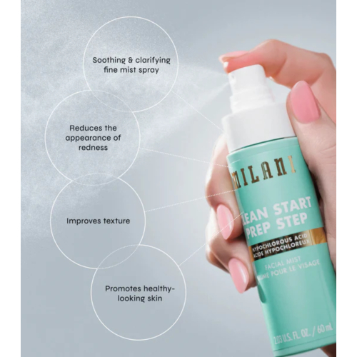 Milani - Spray idratante per il viso Clean Start Prep Step