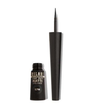 Milani - Eyeliner liquido Stay Put Matte 17hr - 150: Black Waterproof Matte