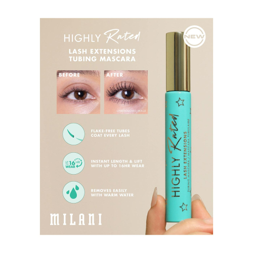 Milani - Mascara Highly Rated Lash Extensions - 110: Black