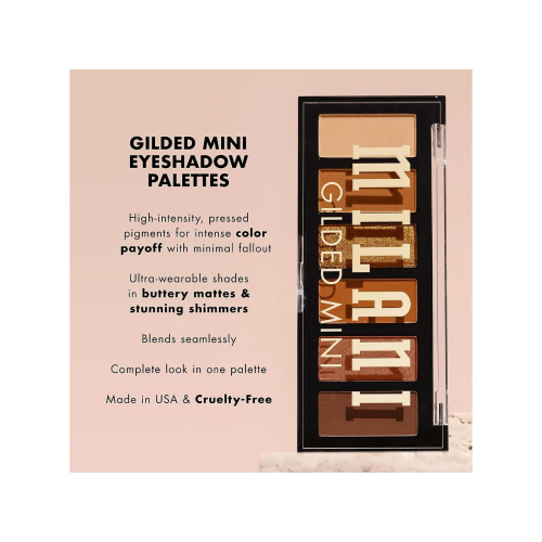 Milani - Palette di ombretti Gilded Mini - 110: Whiskey Business