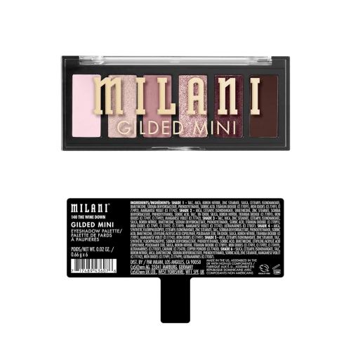 Milani - Palette di ombretti Gilded Mini - 140: The Wine Down