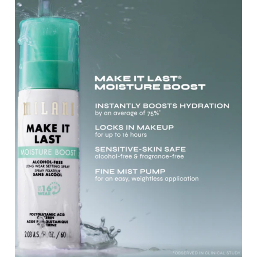 Milani - Spray fissante per il trucco - 110: Make it Last Moisture Boost