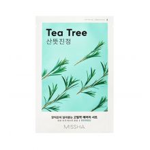 Missha - Maschera Airy Fit Sheet Mask - Tea Tree