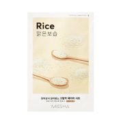 Missha - Maschera Airy Fit Sheet Mask - Rice