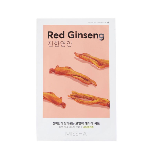 Missha - Maschera Airy Fit Sheet Mask - Red Ginseg