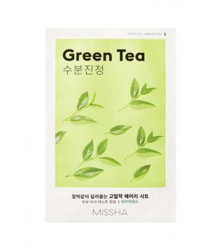 Missha - Maschera Airy Fit Sheet Mask - Green Tea