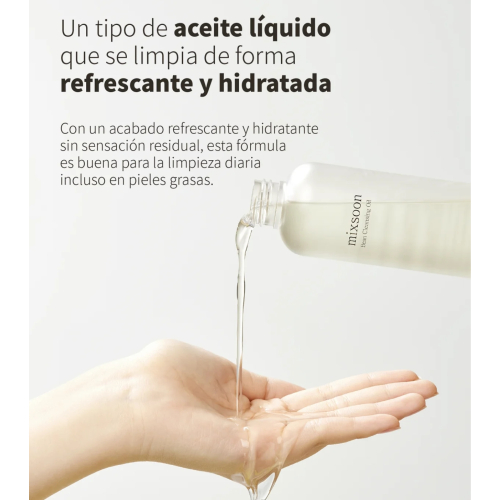 Mixsoon - Olio detergente per il viso Bean