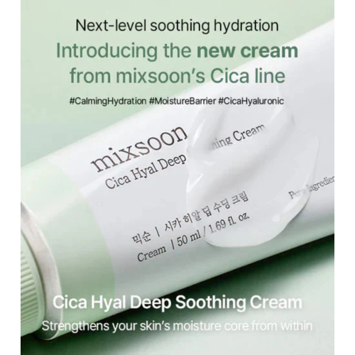 Mixsoon - *Cica Hyal* - Crema idratante per il viso Deep Shooting