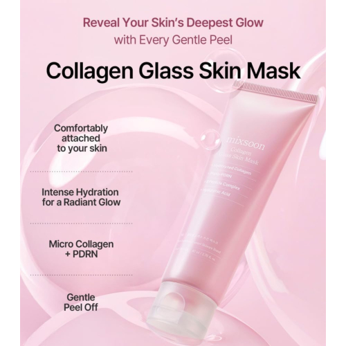 Mixsoon - *Collagen* - Maschera viso illuminante Collagen Glass