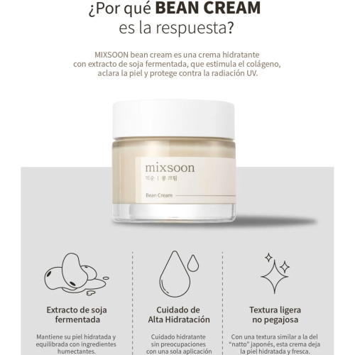 Mixsoon - Crema viso idratante Bean cream