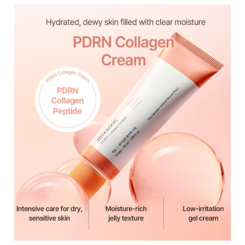 Mixsoon - Crema idratante per il viso PDRN Collagen