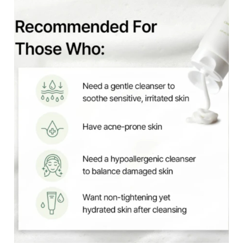 Mixsoon - Detergente schiumogeno per il viso alla centella asiatica