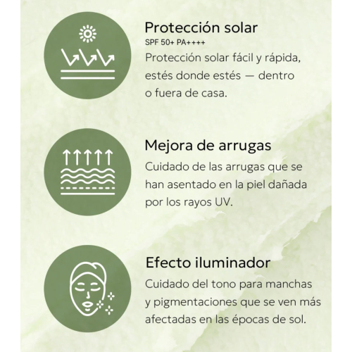 Mixsoon - Protezione solare viso in stick Cica Hyal SPF50+ PA++++