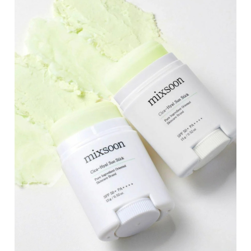 Mixsoon - Protezione solare viso in stick Cica Hyal SPF50+ PA++++