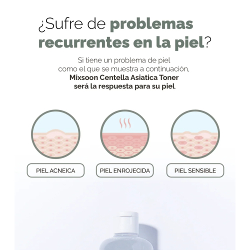Mixsoon - Tonico viso lenitivo con Centella Asiatica - 300 ml