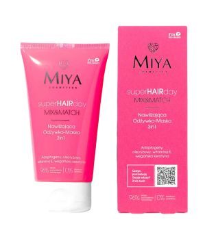 Miya Cosmetics - Balsamo maschera idratante naturale 3 in 1 SuperHAIRday
