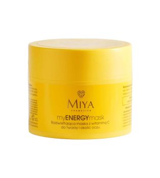 Miya Cosmetics - Maschera illuminante alla vitamina C myENERGYmask