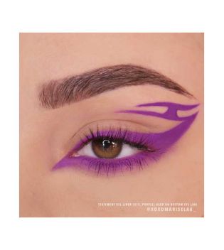 Moira - Eyeliner waterproof Eye catching Dip Liner - 11: Grape