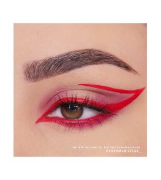 Moira - Eyeliner waterproof Eye catching Dip Liner - 13: Red