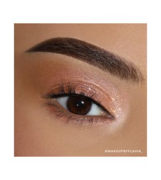 Moira - Ombretto in crema Everlust Shimmer - 03: Dazzling Brown