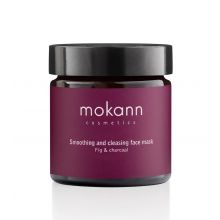 Mokosh (Mokann) - Maschera viso detergente e levigante - Fico e carbone 50ml