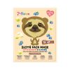 Montagne Jeunesse - 7th Heaven - Maschera viso Animal Mask Orso bradipo - Fiore di loto e mirtillo