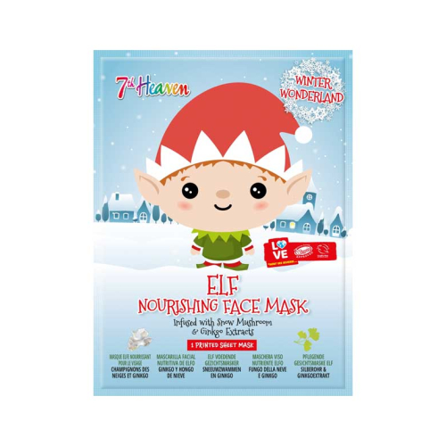 Montagne Jeunesse - 7th Heaven -  Maschera viso nutriente Winter Wonderland - Elfo