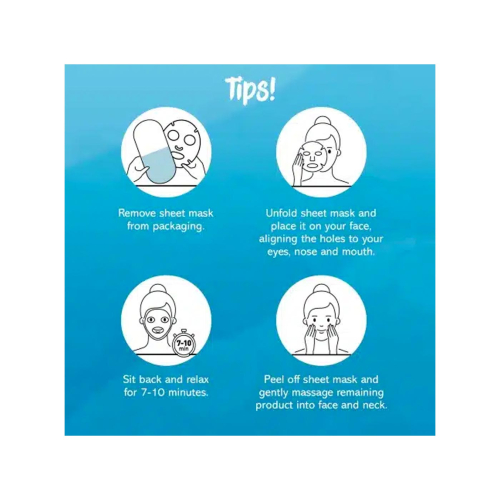 Montagne Jeunesse - 7th Heaven - Maschera viso Nutriactive - Acido ialuronico