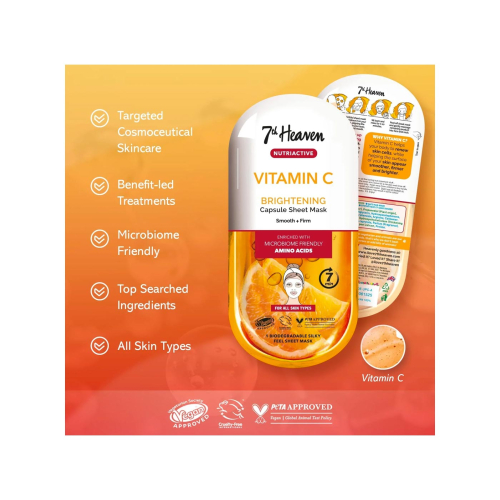 Montagne Jeunesse - 7th Heaven - Maschera Viso Nutriattiva - Vitamina C