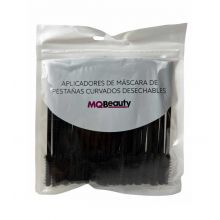 MQBeauty - Applicatori di mascara curvi monouso - 50 pz
