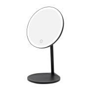 MQBeauty - Specchio da tavolo nero ricaricabile con illuminazione LED regolabile MQBeauty - Specchio da tavolo nero ricaricabile con illuminazione LED regolabile
