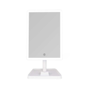 MQBeauty - Specchio cosmetico ricaricabile con illuminazione a LED dimmerabile - Bianco MQBeauty - Specchio cosmetico ricaricabile con illuminazione a LED dimmerabile - Bianco