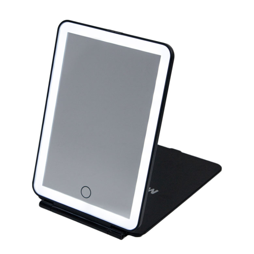 MQBeauty - Specchio da viaggio ricaricabile con illuminazione a led