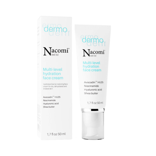 Nacomi - *Dermo* - Crema viso idratante multilivello - Pelle secca, disidratata e irritata