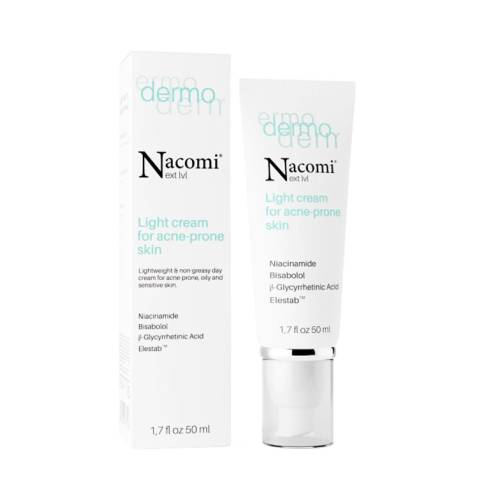 Nacomi - *Dermo* - Crema viso leggera - Pelle acneica