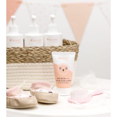Nacomi - *Nacomi Baby* - Crema viso e corpo per bambini e neonati SPF50 PA ++++