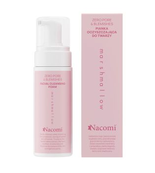 Nacomi - *Zero Pore & Blemishes* - Schiuma detergente viso al marshmallow