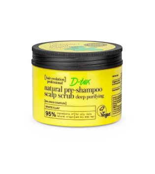 Natura Siberica - *Hair Evolution* - Scrub cuoio capelluto pre-shampoo all'argilla bianca D-tox - Pulizia profonda