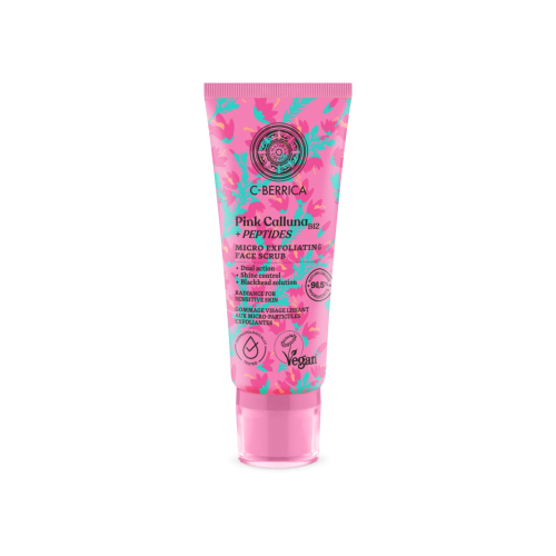 Natura Siberica - *Pink Calluna* - Scrub viso con microparticelle