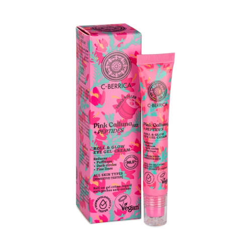 Natura Siberica - *Pink Calluna* - Contorno occhi roll-on Roll & Glow