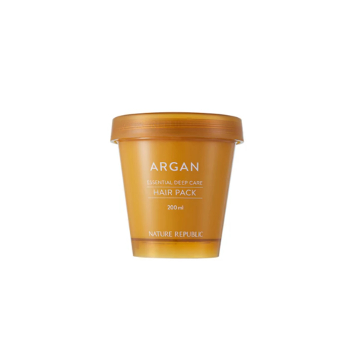 Nature Republic - Maschera riparatrice per capelli danneggiati Argan Essential