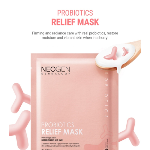 Neogen - Maschera viso lenitiva Dermalogy Probiotics Relief
