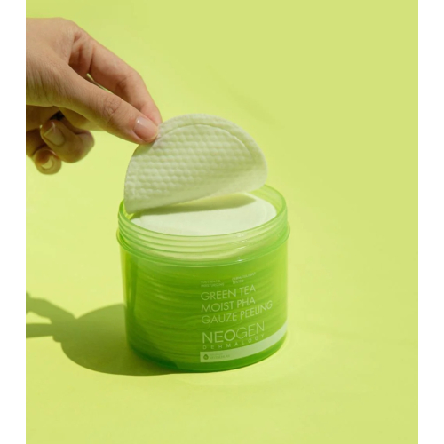 Neogen - Dischetti esfolianti per il viso - Green Tea Moist Pha Gauze Peeling