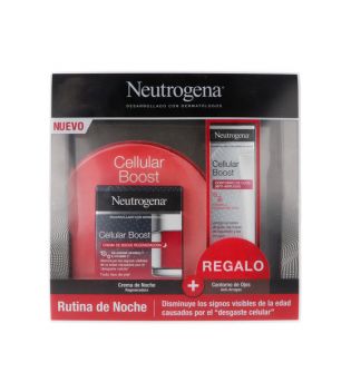 Neutrogena - Pack Cellular Boost crema notte rigenerante 50ml + Cellular Boost contorno occhi antirughe 15ml