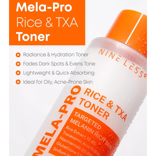 Nineless - *Mela-Pro* - Tonico viso al riso e TXA MELA-PRO