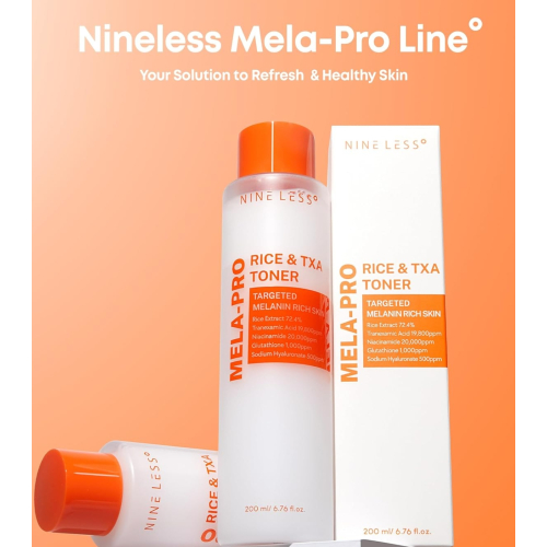 Nineless - *Mela-Pro* - Tonico viso al riso e TXA MELA-PRO