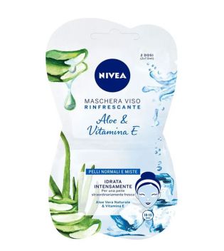 Nivea - Maschera viso rinfrescante - Aloe Vera & Vitamina E