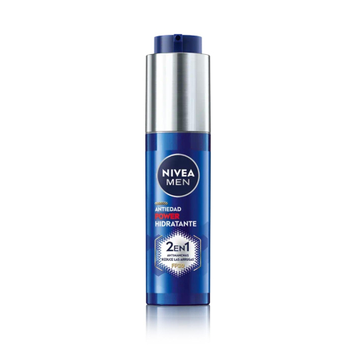 Nivea Men - Crema idratante viso antietà e antimacchie 2 in 1 SPF30