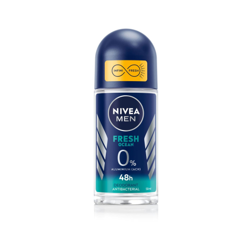 Nivea Men - Deodorante roll on senza alluminio Fresh Ocean